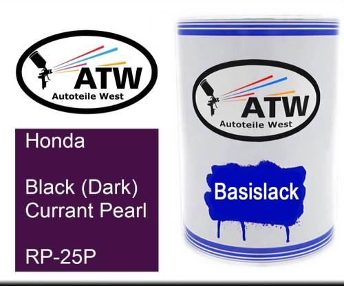 Honda, Black (Dark) Currant Pearl, RP-25P: 500ml Lackdose, von ATW Autoteile West.